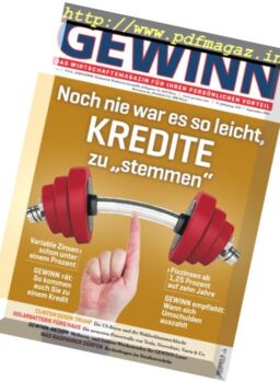 Gewinn – September 2016