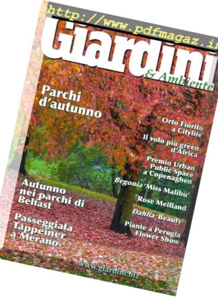 Giardini & Ambiente – Autunno 2016 Cover