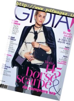 Gioia! – 19 Novembre 2016