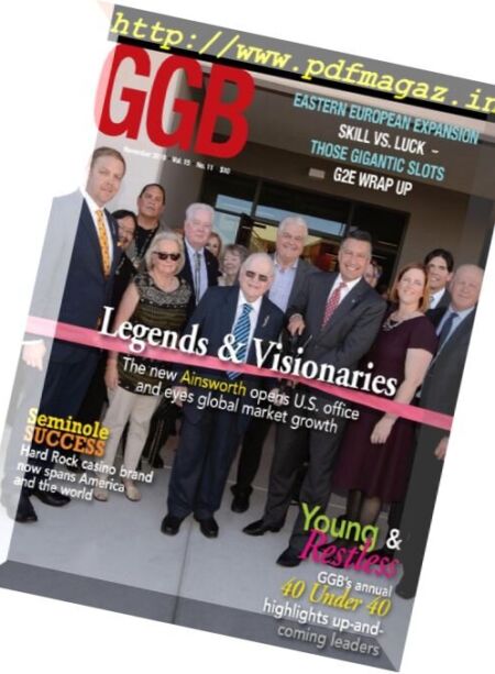 Global Gaming Business – November 2016 Cover