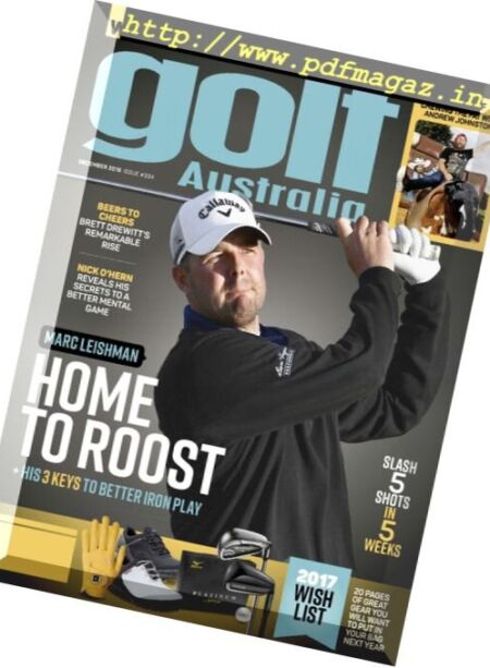 Golf Australia – December 2016 Cover