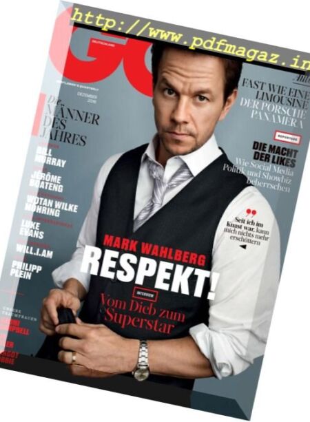 GQ Germany – Dezember 2016 Cover