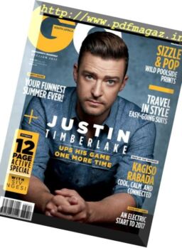 GQ South Africa – December 2016 – January 2017