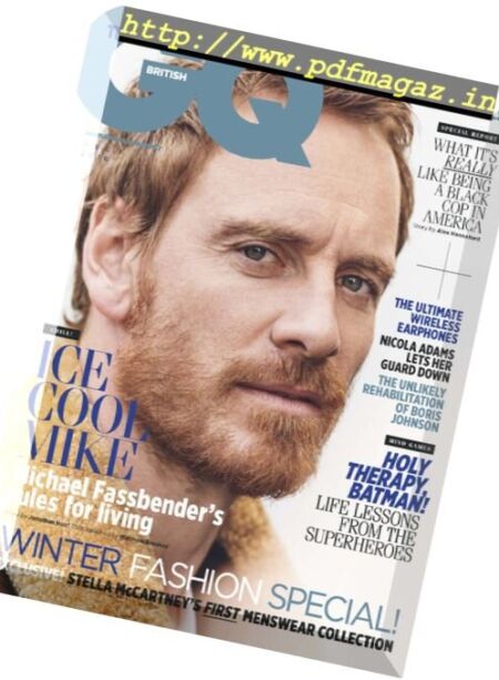 GQ UK – December 2016 Cover