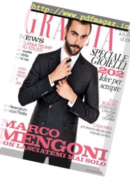 Grazia Italia – 30 Novembre 2016