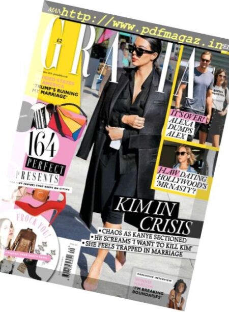Grazia UK – 5 December 2016 Cover