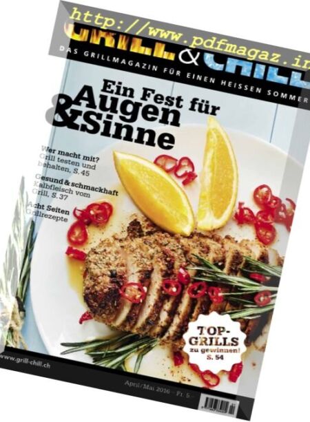 Grill & Chill – April-Mai 2016 Cover