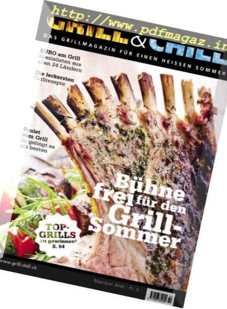 Grill & Chill – Mai-Juni 2016 Cover