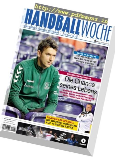 Handballwoche – 29 November 2016 Cover