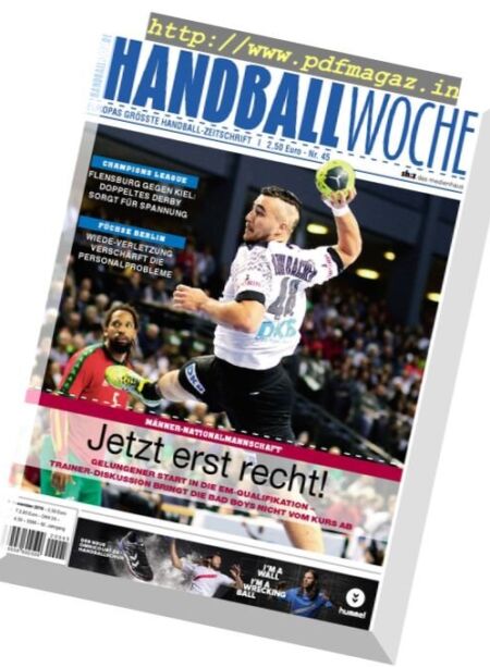 Handballwoche – 8 November 2016 Cover