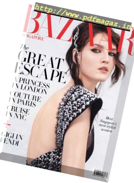 Harper’s Bazaar Singapore – December 2016 Cover