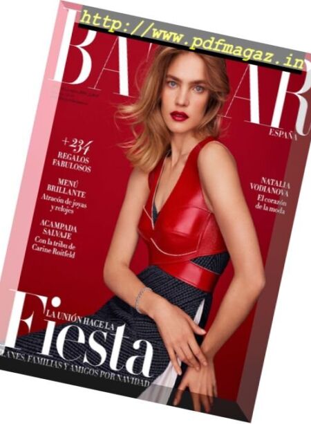 Harper’s Bazaar Spain – Diciembre 2016 Cover