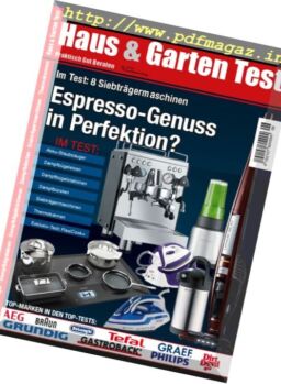 Haus & Garten Test – November-Dezember 2016