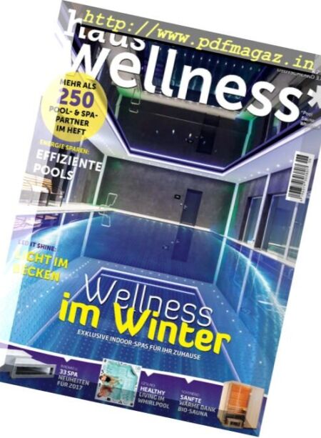 Haus und Wellness – Dezember 2016 – Januar 2017 Cover