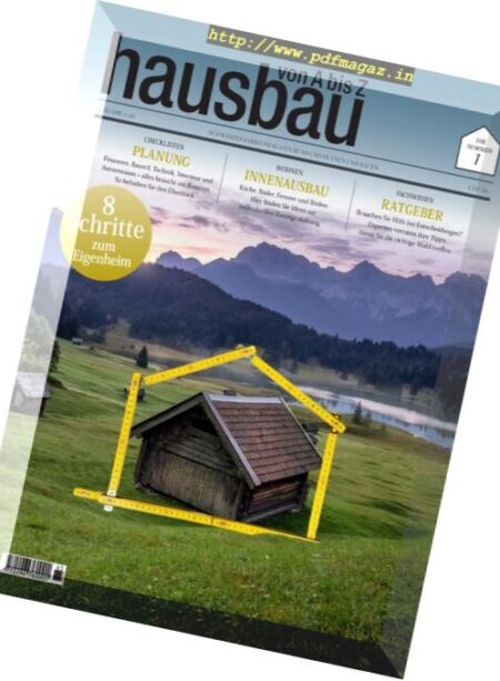 Hausbau von A bis Z – Ausgabe 2016 Cover