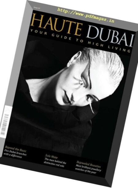 Haute Dubai – Issue 23, 2016 Cover