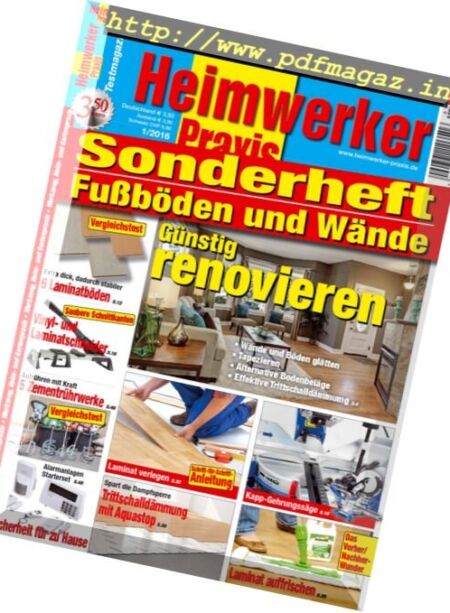 Heimwerker Praxis Sonderheft – N 01, 2016 Cover