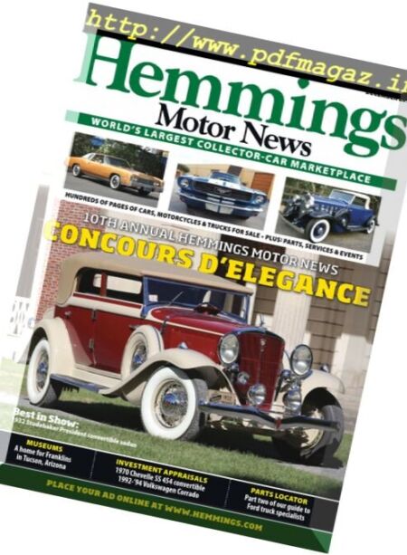 Hemmings Motor News – December 2016 Cover