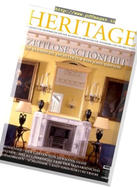Heritage Magazine – Nr.4 2016 Cover