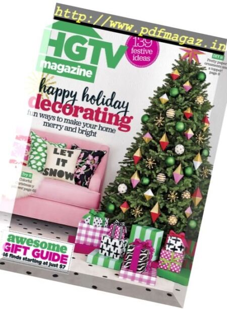 HGTV Magazine – December 2016 – January 2017 Cover