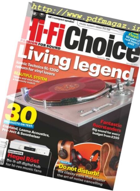 Hi-Fi Choice – January 2017 Cover