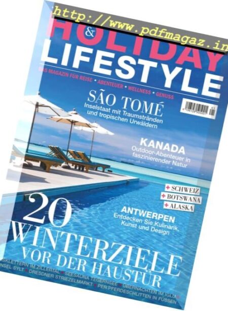 Holiday & Lifestyle – Dezember 2016 – Februar 2017 Cover