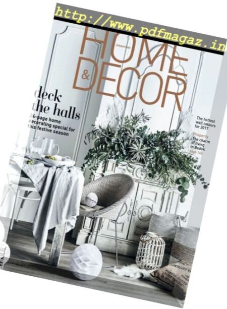 Home & Decor Singapore – December 2016 Cover