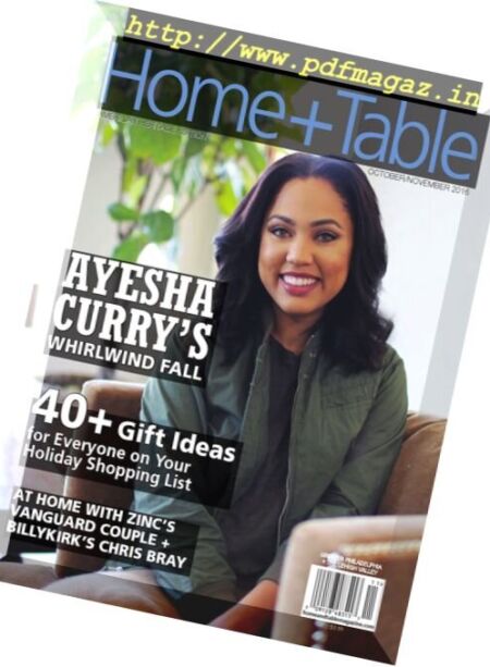Home + Table – October-November 2016 Cover