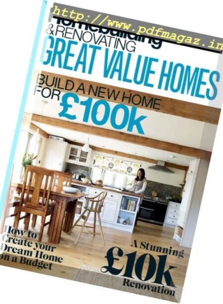 Homebuilding & Renovating – Great Value Homes 2016 Cover