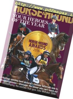 Horse & Hound – 10 November 2016