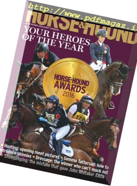 Horse & Hound – 10 November 2016 Cover