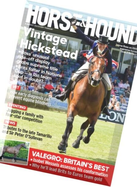 Horse & Hound – 6 August 2015 Cover