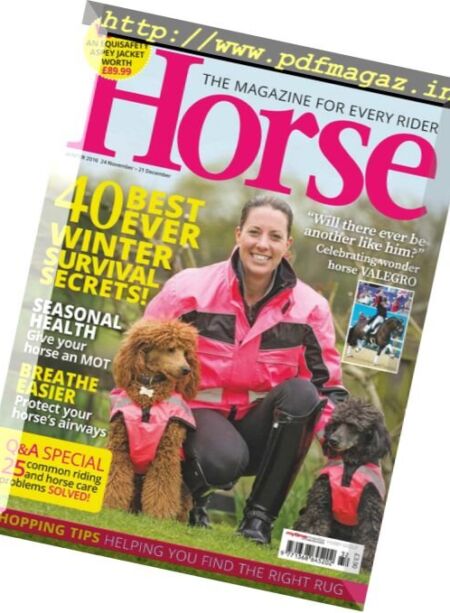 Horse UK – Winter 2016 Cover