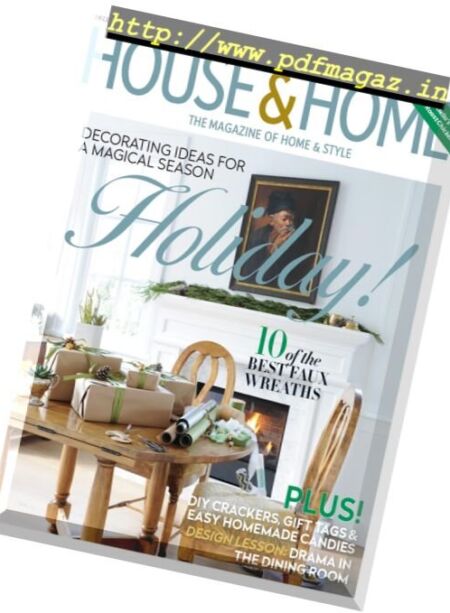 House & Home – December 2016 Cover