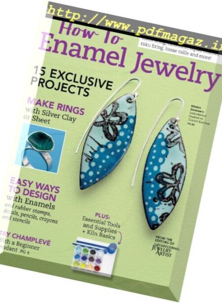 How to Enamel – Jewelry 2017 Cover