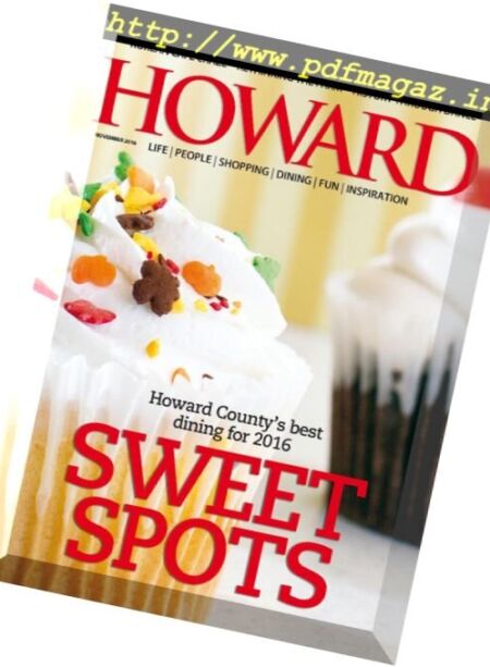 Howard Magazine – November 2016 Cover