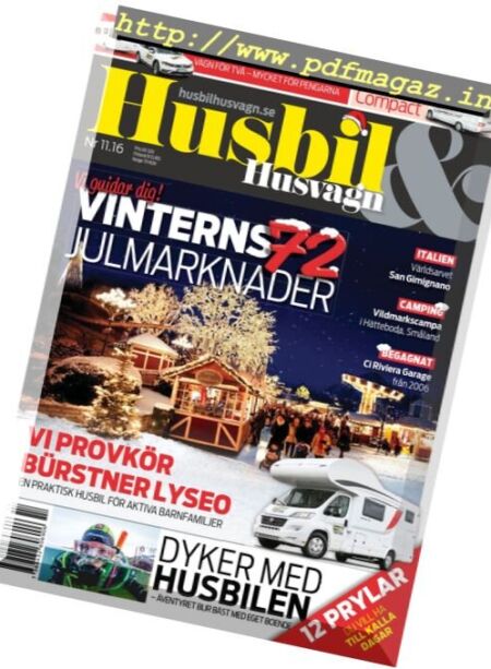 Husbil & Husvagn – Nr.11, 2016 Cover