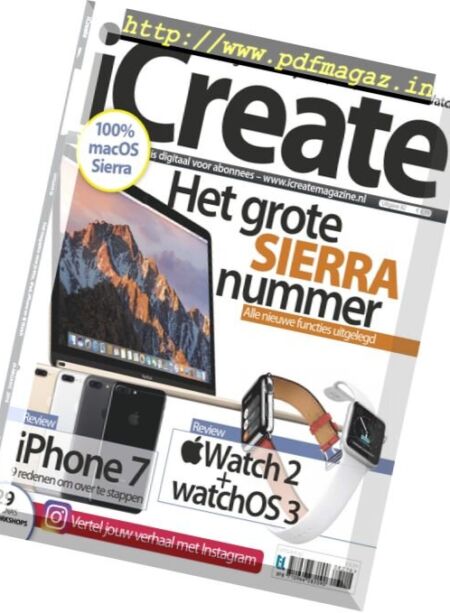iCreate Netherlands – Uitgave 82 2016 Cover
