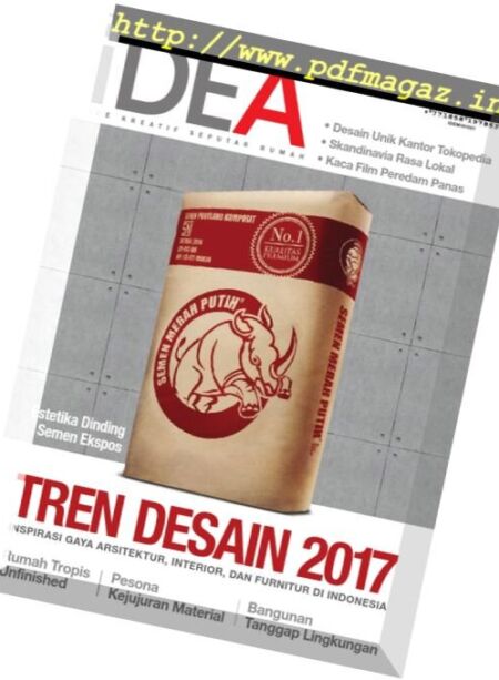 Idea Indonesia – Oktober 2016 Cover