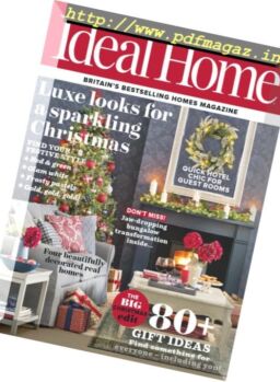 Ideal Home UK – December 2016