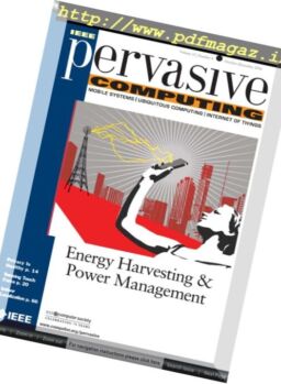 IEEE Pervasive Computing – October-December 2016