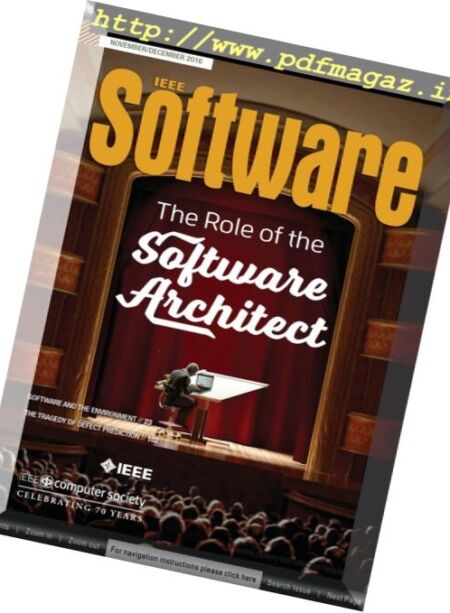 IEEE Software – November-December 2016 Cover