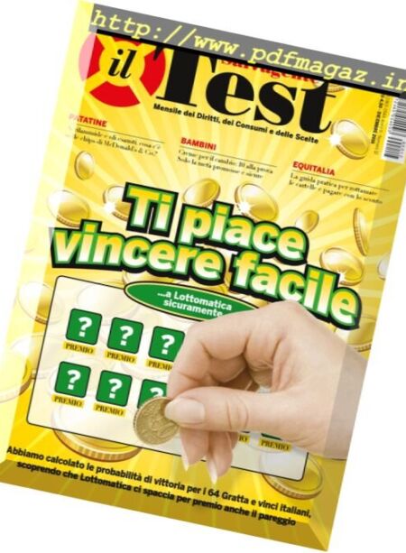il Test – Dicembre 2016 Cover