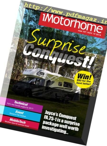 Imotorhome – 19 Novembre 2016 Cover