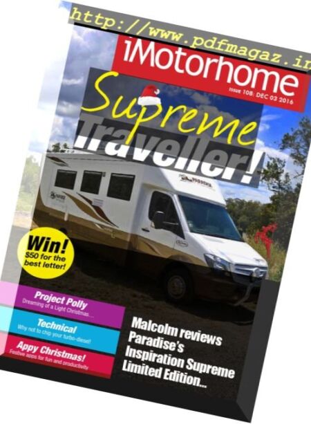 Imotorhome Australia – 3 December 2016 Cover