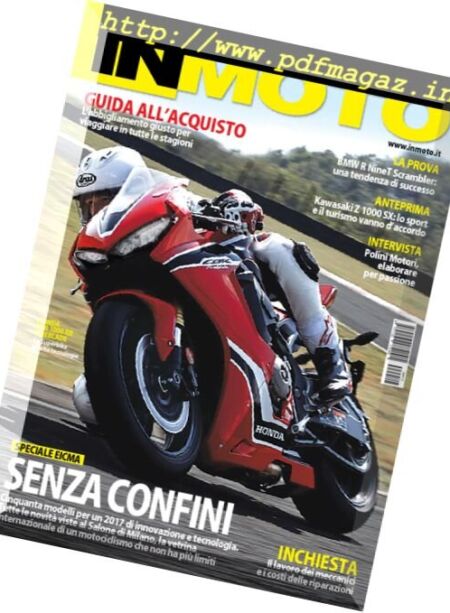 In Moto – Dicembre 2016 Cover