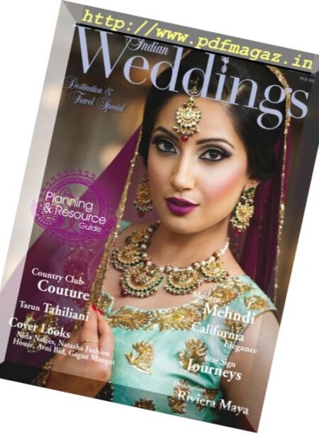 Indian Weddings – Fall – Winter 2017 Cover