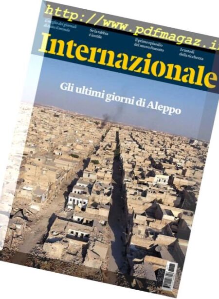 Internazionale – 28 Ottobre 2016 Cover