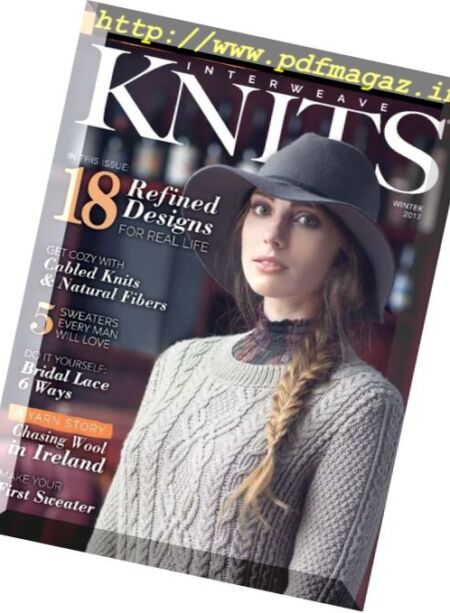 Interweave Knits – Winter 2017 Cover