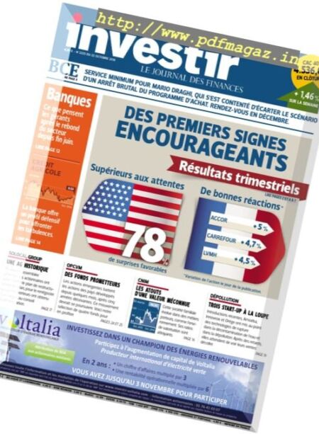 investir – 22 Octobre 2016 Cover